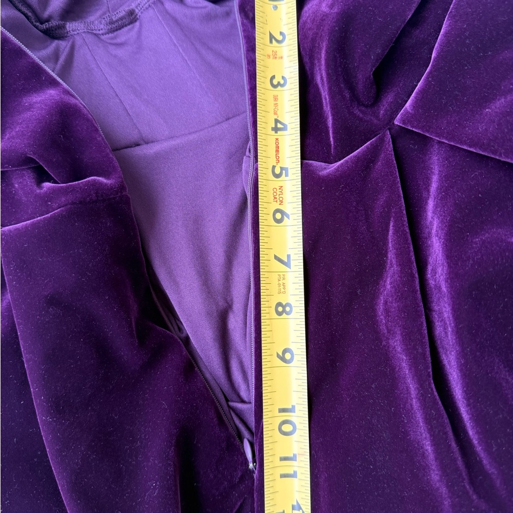 Fashion Nova Julia Velvet Midi Dress - Plum - Picture 12 of 15